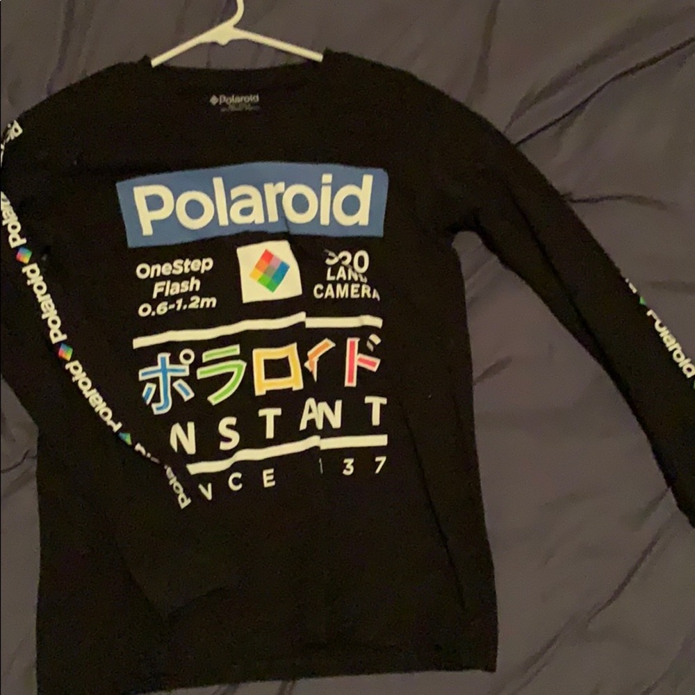 Polaroid long-sleeve tee